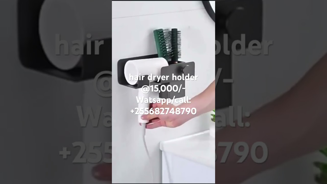 Stainless Steel Hair Dryer Holder