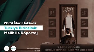 Nasıl Türkiye 1.Si Oldu? 2024 İdari̇ Haki̇mli̇k Türki̇ye Bi̇ri̇nci̇mi̇z İle Röportaj