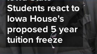Iowa State students react to possible tuition spike freeze