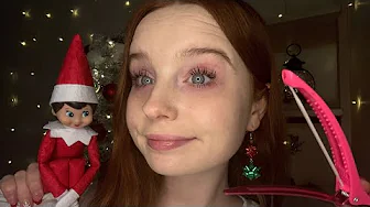 ASMR Santa’s Elf Clips Back Your Hair 🎄💆🏼‍♀️