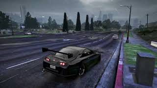JDM Toyota Supra MK4: GTA 5 Mod Showcase and Cruising through City