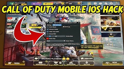 CODM IOS HACK V1.0.49! MOD MENU FOR COD MOBILE! CHEAT CODM IOS/ANDROID!GLOBAL AND GARENA!100% SAFE