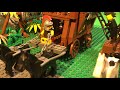 LEGO Knights and Castles: Carriage chase (stop motion)