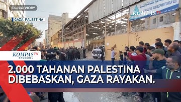 2 000 Tahanan Palestina Dibebaskan, Warga Gaza Rayakan Gencatan Senjata dengan Sukacita