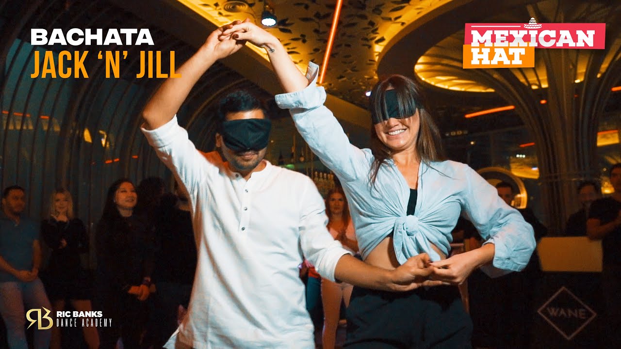 DANCING BACHATA BLINDFOLDED - Bachata Jack and Jill by Ric Banks Dance Academy
