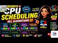 👉 CPU Scheduling 🔥 | All Algorithms in One Shorts 💯