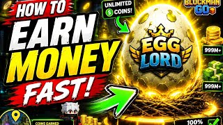 How I Earn 50M+ Money in Few hours Egg Lord Blockman Go ! (100% Working) 🤫 screenshot 5