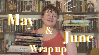 ALL THE BOOKS I READ IN MAY AND JUNE || monthly wrap up