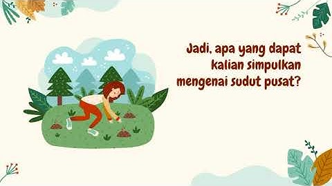 MATERI SUDUT PUSAT DAN SUDUT KELILING PADA LINGKARAN BERBANTUAN SOFTWARE GEOGEBRA