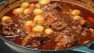 Mouth Watering Oxtail Stew Recipe!
