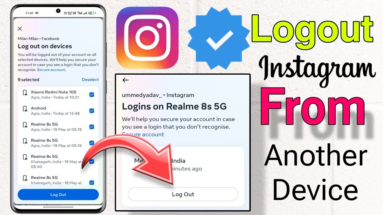 How to log out of all devices on Facebook mobile - YouTube