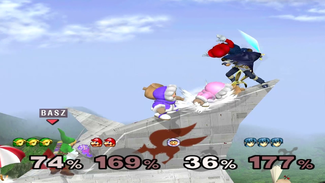 Super Smash Bros Melee (GCN) Melee VS Stock Match #45