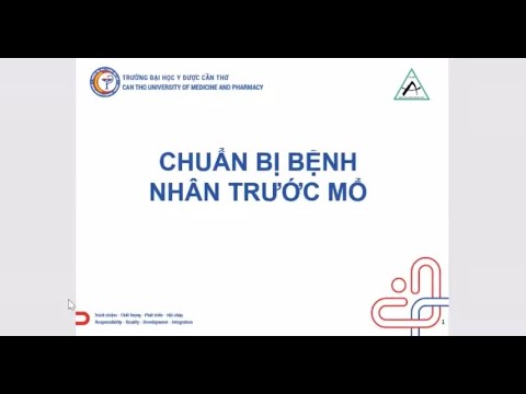 GMHS - Chuẩn bị bệnh nhân trước mổ