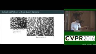 Simultaneous Optical Flow and Intensity Estimation From an Event Camera