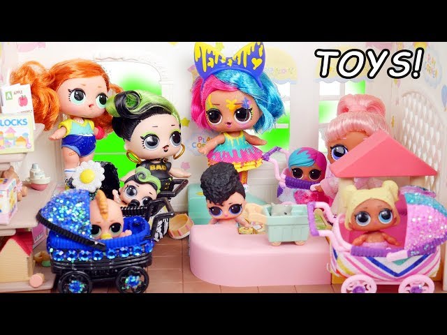 Hairgoals Series 5 Lol Surprise Dolls Open Fake Toys R Us Store With Real  Hair - Youtube