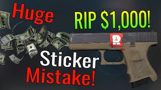 Cs Go - Huge Sticker Mistakes