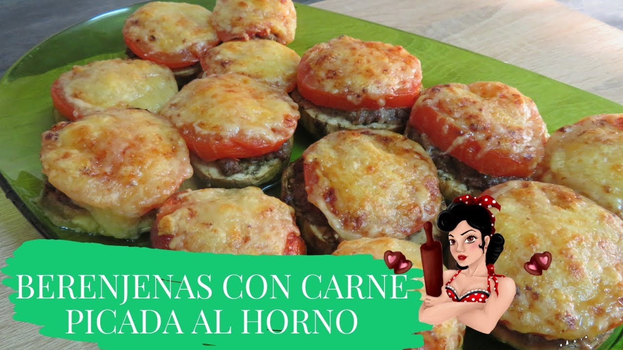 BERENJENAS AL HORNO CON CARNE PICADA¡¡¡