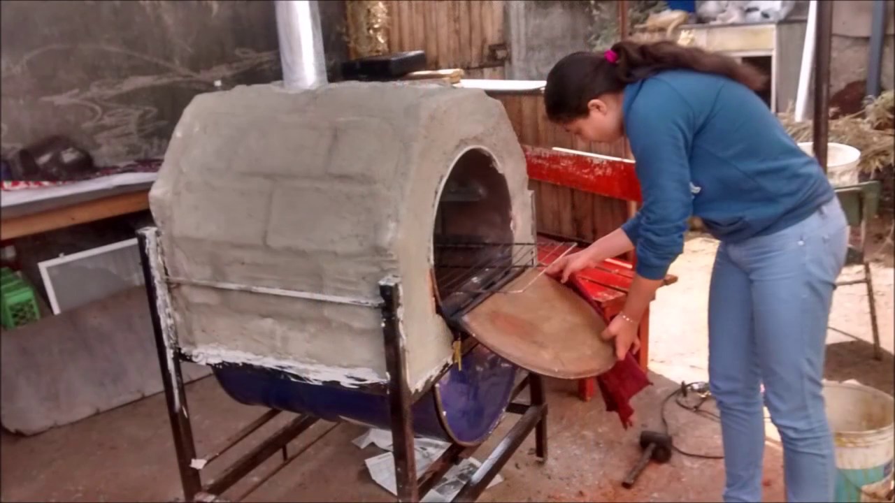 horno de tambor movil - YouTube