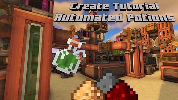 Create .3 Tutorial Episode 8: Automated potions, Gunpowder, Redstone and Glowstone!