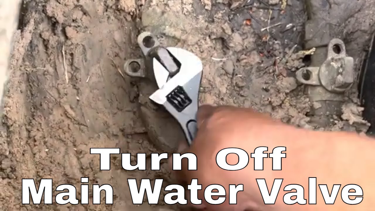 How To Turn Off Main Water Supply To Your House Or Business Using This