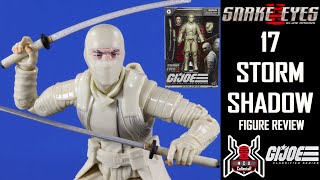 GI Joe Classified Series 17 STORM SHADOW Snake Eyes Origins Movie Figure Review