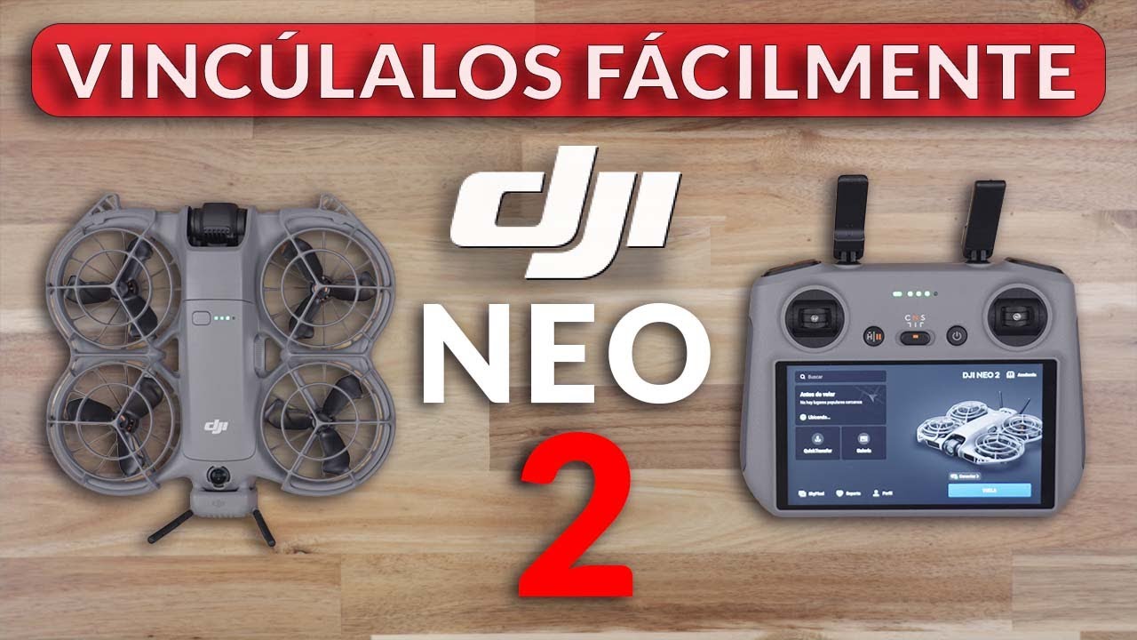 🔴Cómo VINCULAR el DJI NEO 2 con el DJI RC2 paso a paso 😱 (Rápido y SIN errores)