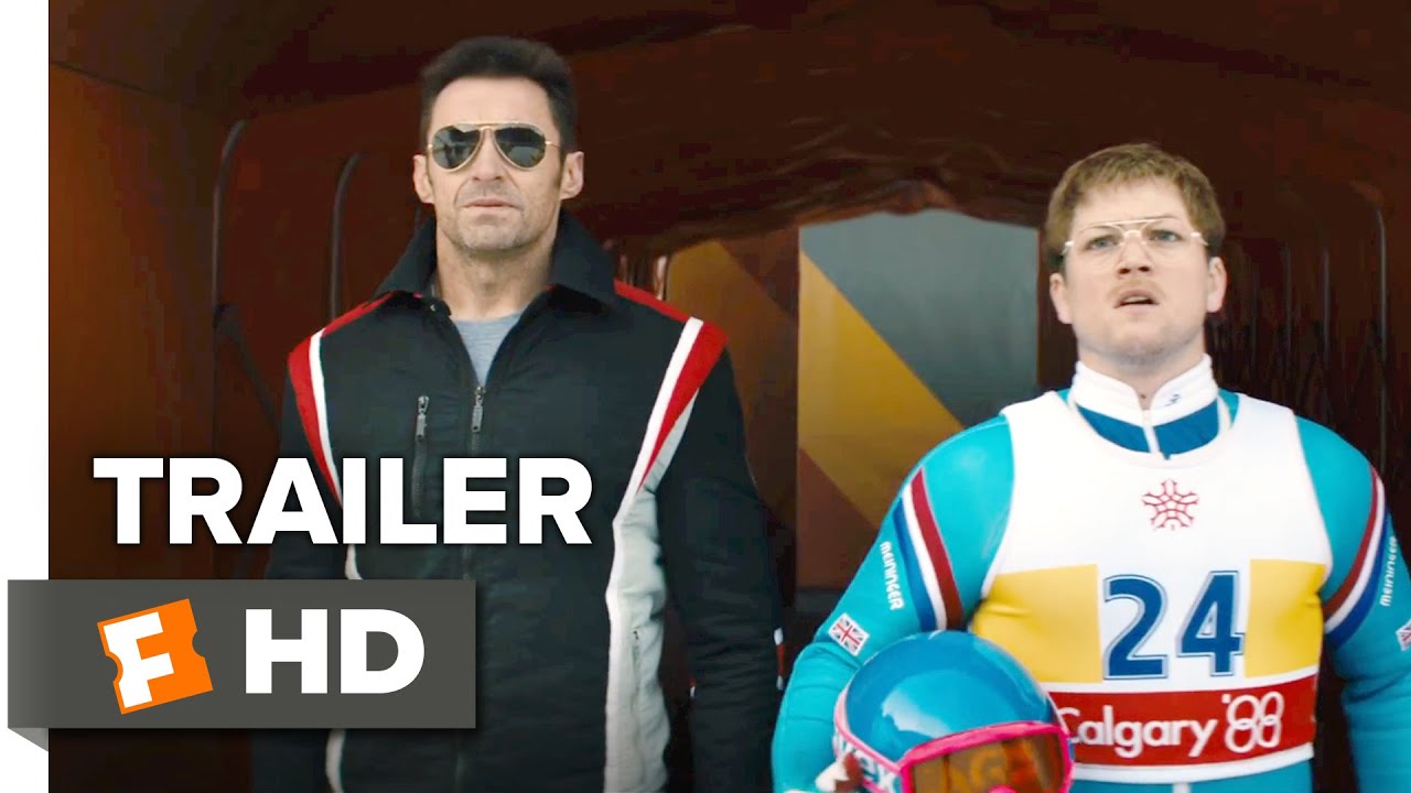 Eddie The Eagle Official Trailer 1 2016 Taron Egerton Hugh in ski jumping eddie the eagle intended for  Home