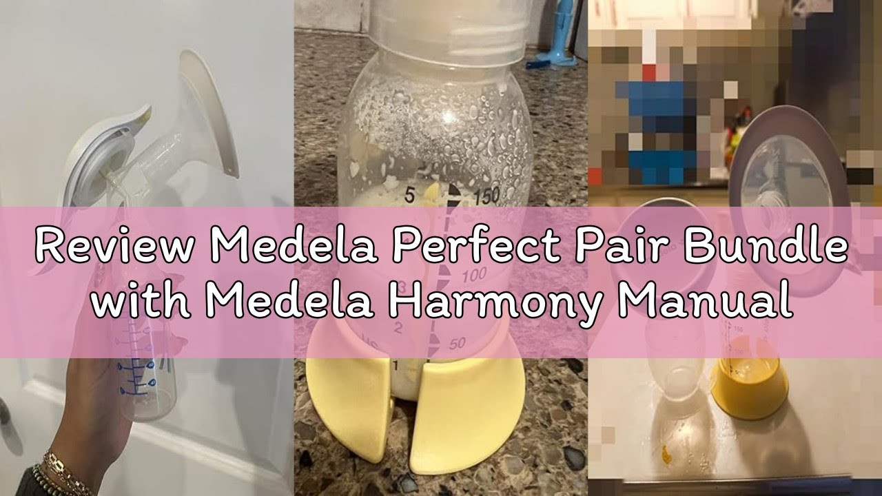 Review Medela Perfect Pair Bundle with Medela Harmony Manual Breast Pump & Silicone Breast Milk Coll