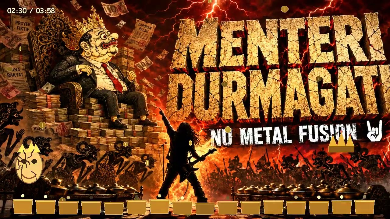 Kalau MENTERI DURMAGATI Dibawain Band NU METAL  Rap Jawa + Scream MUDHUN!!
