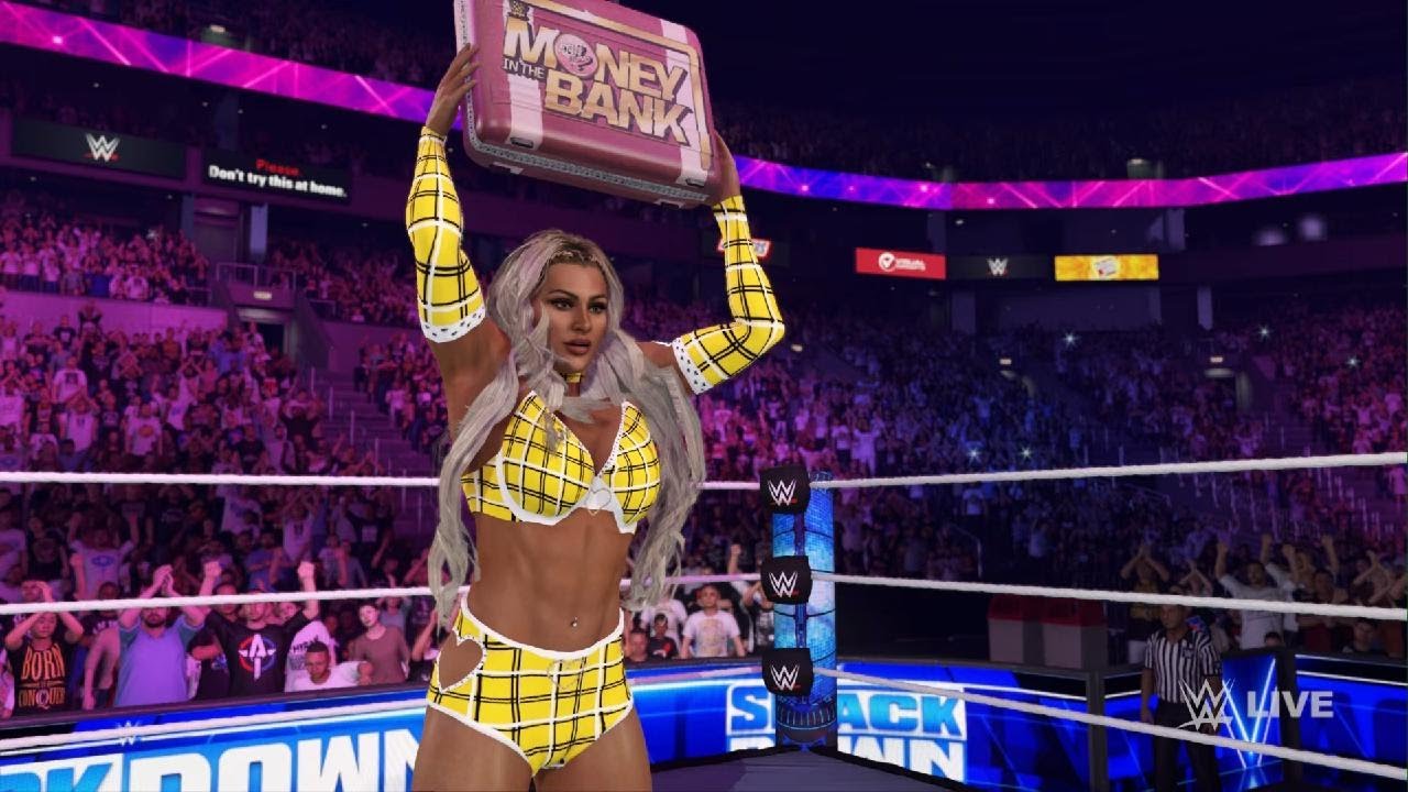 WWE 2K24 - Tiffany Stratton and Nia Jax VS Bayley and Naomi