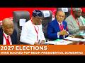 PDP Screening Drama Ahead of 2027 Elections