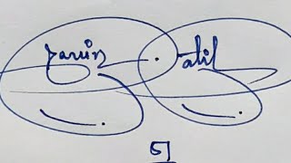 How to write a beautiful signature | autograph sign | calligraphy #signaturestyle #calligraphy screenshot 1