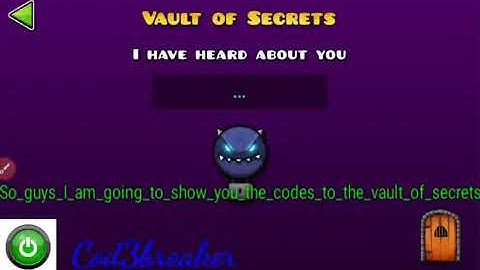 Codes to the vault of secrets part 1