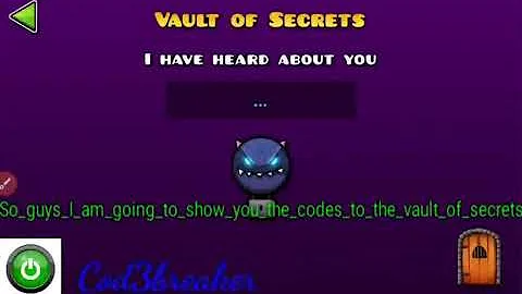 Codes to the vault of secrets part 1