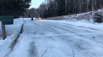 Arctic Cat 200 vs 120 Polaris with a 206 engine