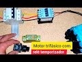 Como temporizar o acionamento de um motor trifsico