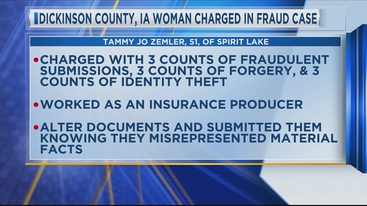 Fraud Iowa Code Iowa Woman Charged in Fraud Case - YouTube