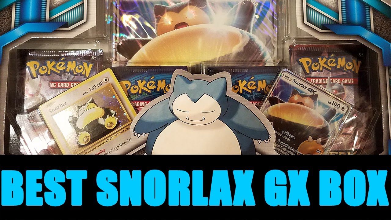 Pokemon TCG Opening: Snorlax GX Collection Box Unboxing! Pokemon TCG Opening: Snorlax GX Collection Box Unboxing!