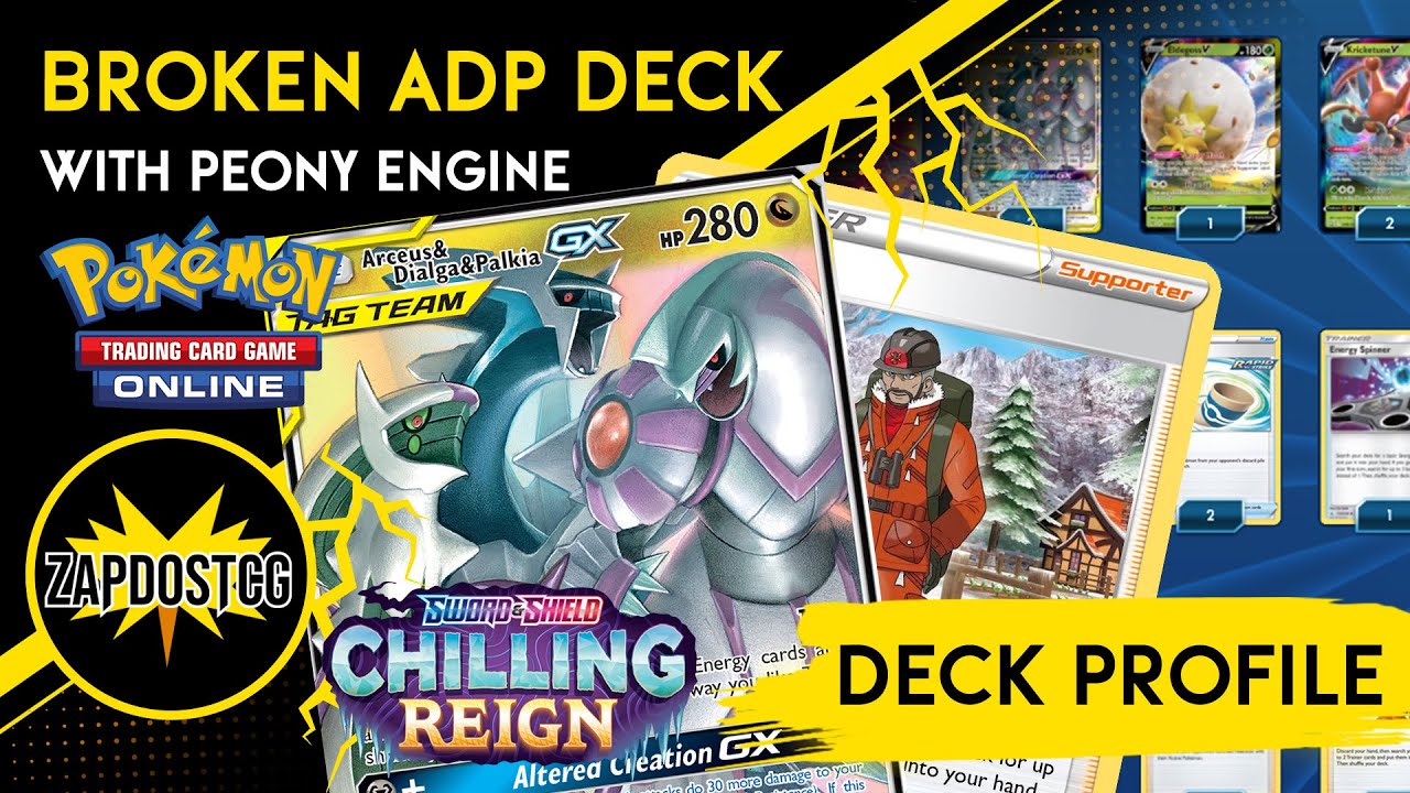 Updated ADP Zacian Deck Profile With Chilling Reign - PEONY = TURN 1 GX (Pokemon TCG) Updated ADP Zacian Deck Profile With Chilling Reign - PEONY = TURN 1 GX (Pokemon TCG)