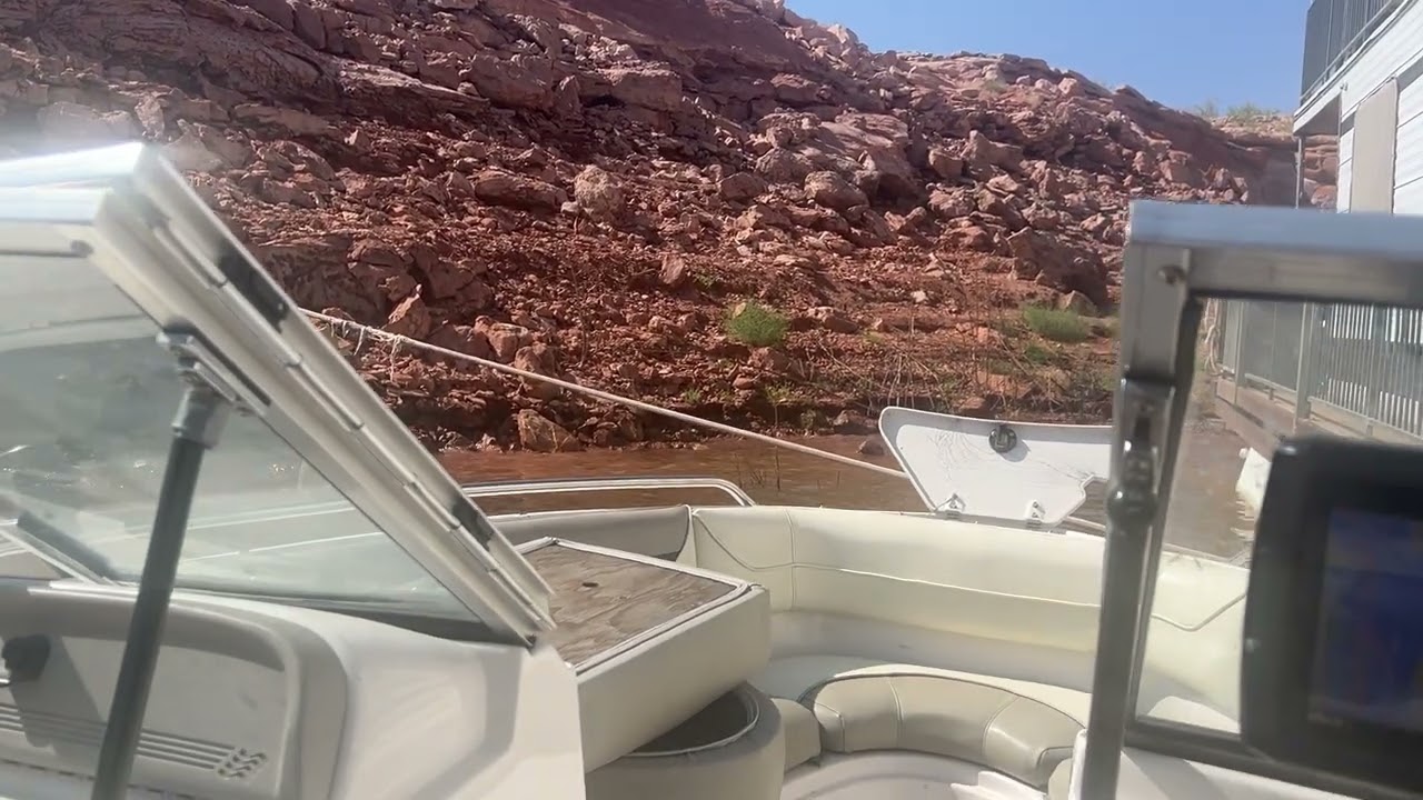 Using GPS MAPS to navigate the Lake.