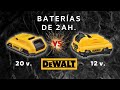 BATERÍAS DEWALT 2AH / 12V. VS 20V.