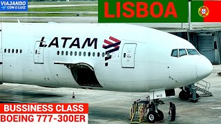 SÃO PAULO 🇧🇷X 🇵🇹LISBOA NA CLASSE EXECUTIVA DO BOEING 777-300ER DA LATAM - TRIP REPORT