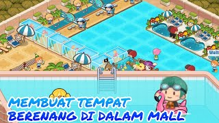 MEMBUAT KOLAM RENANG DI MALL LANTAI 4 || HAPPY MALL STORY S2