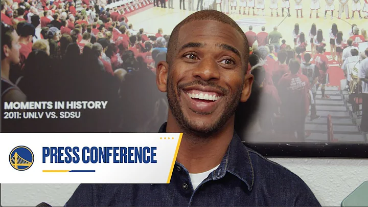 Chris Paul's First Press Conference with the Golden State Warriors