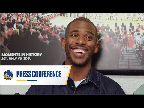 Chris Paul's First Press Conference with the Golden State Warriors