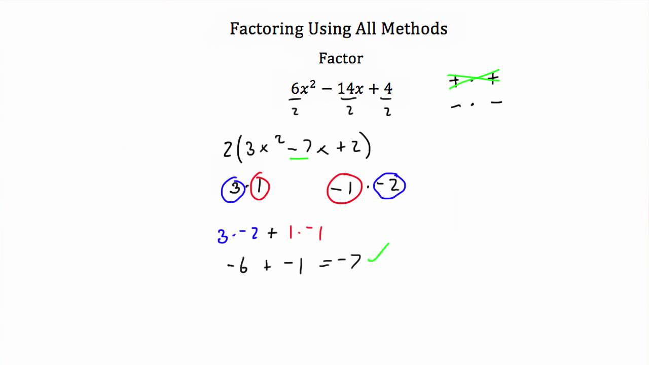 factoring-using-all-methods-youtube
