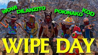 5 STREAMERS INTENTAN DOMINAR UN SERVER EN RUST
