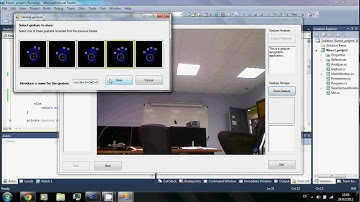 Hand Gesture recognition application with Microsoft Kinect