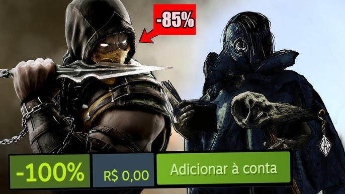 SURPRESA! +5 JOGOS GRÁTIS Na Steam Para RESGATAR AGORA Novas GRANDES  Promoções Para PC! 