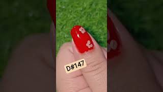 Red nail art designs/challenge design 147/365 #nailart #fashion #trending #naildesign